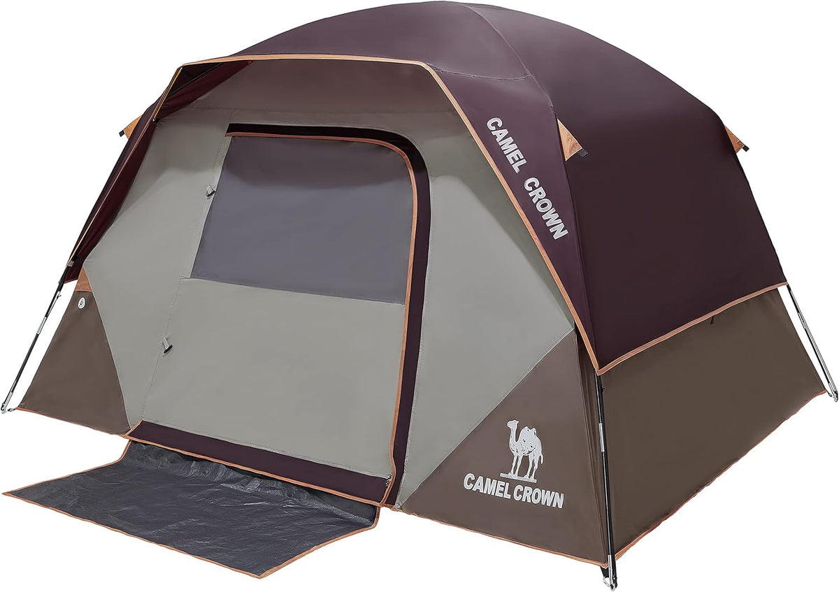 Tents for Camping 4/8 Person Waterproof Tent Quick Setup Folding Outdoor Backpacking Tents Family Hiking