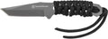 SW910TAM 5.9In High Carbon S.S. Full Tang Neck Knife with a 2.8In Tanto Blade and Paracord Handle for Outdoor, Tactical, Survival and EDC