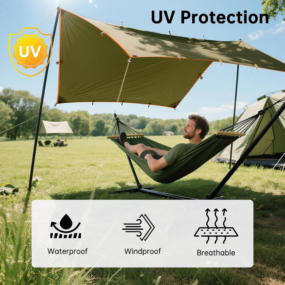 Waterproof Camping Tarp Shelter Awning