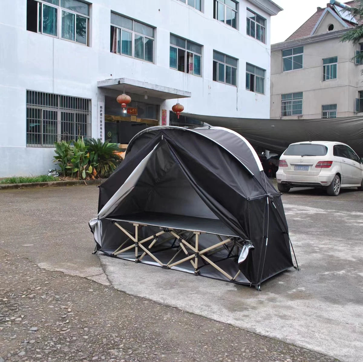 Cot Tent Only Tent without Cot Bed, Fishing Bivvy Tent, Camping Cot Tent off Ground, Light Blocking Tent