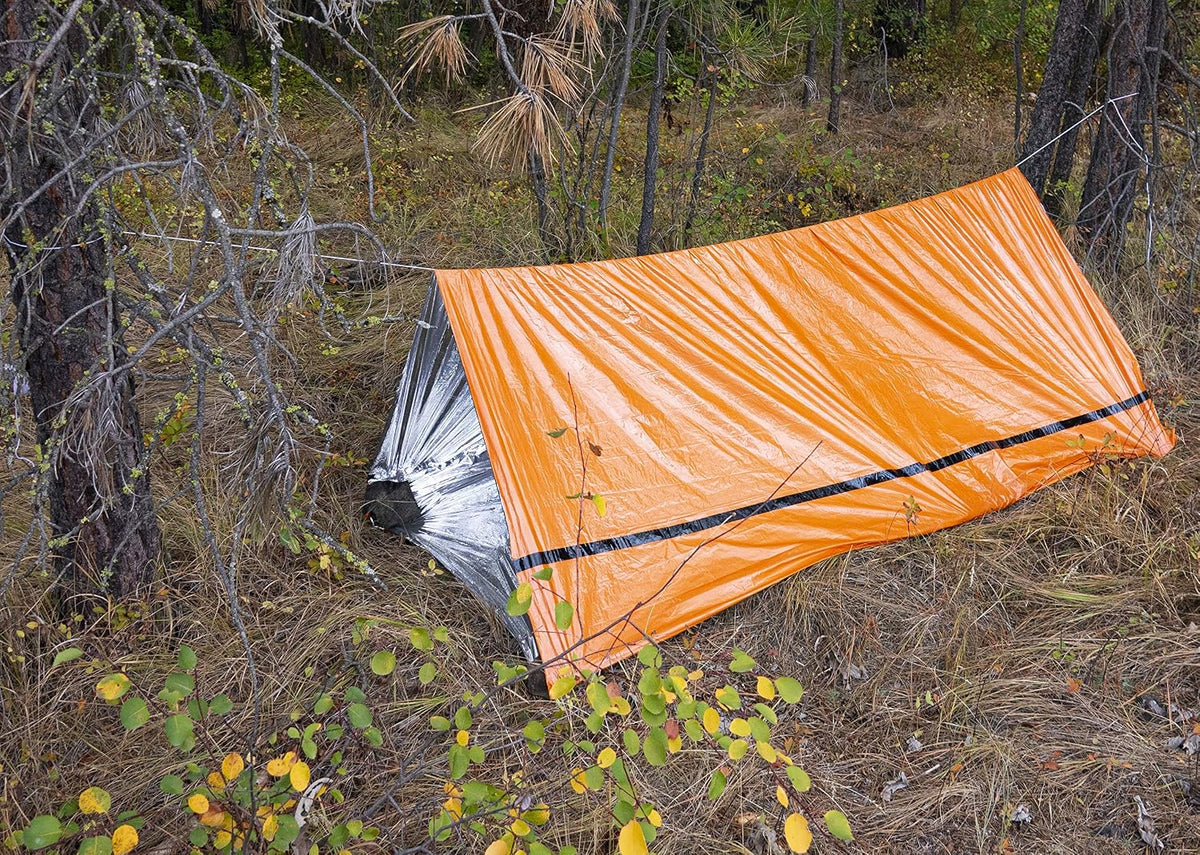 Emergency Shelter Survival Tent, Waterproof Camping Kit - 2 Person
