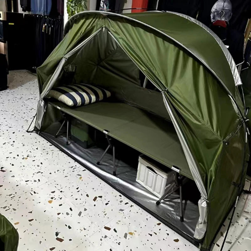 Cot Tent Only Tent without Cot Bed, Fishing Bivvy Tent, Camping Cot Tent off Ground, Light Blocking Tent