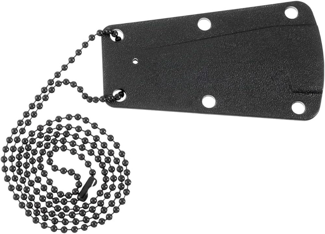 SW910TAM 5.9In High Carbon S.S. Full Tang Neck Knife with a 2.8In Tanto Blade and Paracord Handle for Outdoor, Tactical, Survival and EDC