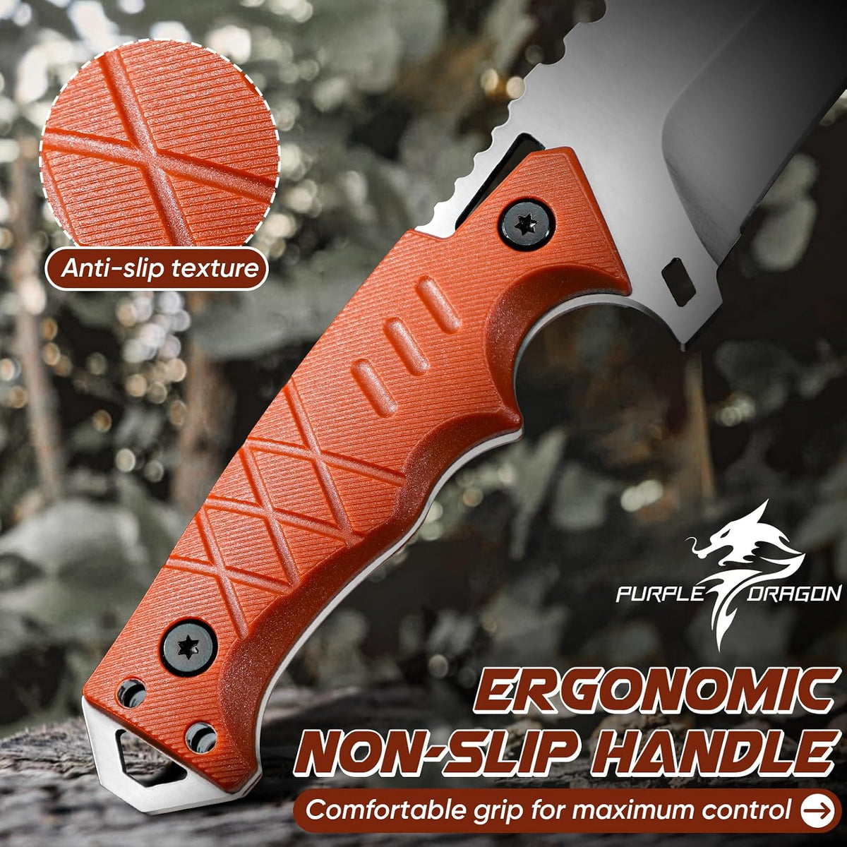 Camping Knife with Sheath -Survival Knives Plain Blade