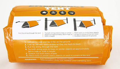 Emergency Shelter Survival Tent, Waterproof Camping Kit - 2 Person
