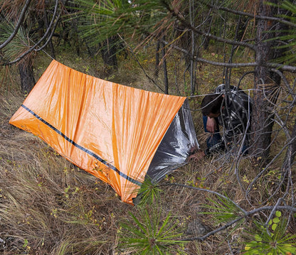Emergency Shelter Survival Tent, Waterproof Camping Kit - 2 Person